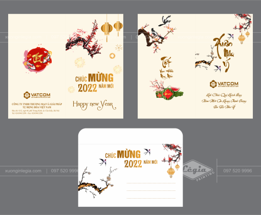 Thiệp tết mẫu đẹp