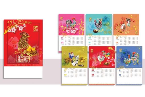 Thiết kế, in ấn các loại lịch – Lịch tết, lịch xuân 2023