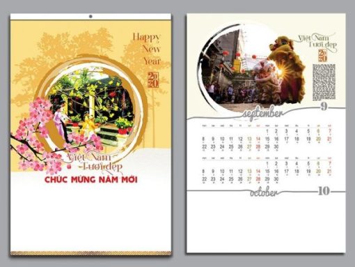 Top 30 mẫu lịch treo tường 2023 đẹp (Mới nhất)