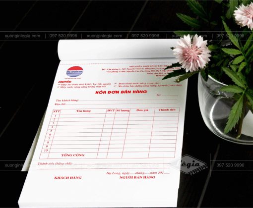 Xưởng In Hóa Đơn Rẻ đẹp lấy ngay tại Hà Nội