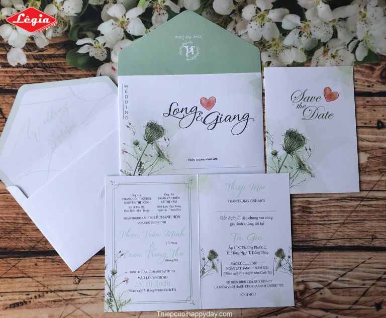 Các thông tin cần có khi in thiệp cưới Hà Nội