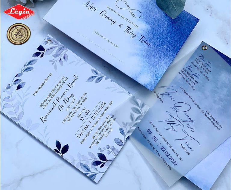 in thiệp cưới nhanh Đặt in thiệp cưới tại xưởng in Lê Gia theo 3 bước đơn giản