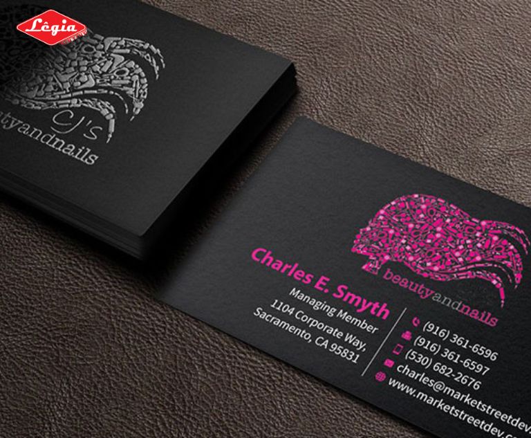card visit nail