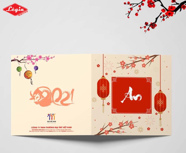 Dịch vụ in thiệp Tết quận Ba Đình tại xưởng in Lê Gia