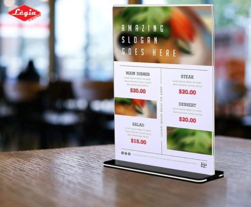 Mẫu In Menu Nhựa Mica Ấn Tượng Không Thể Bỏ Qua