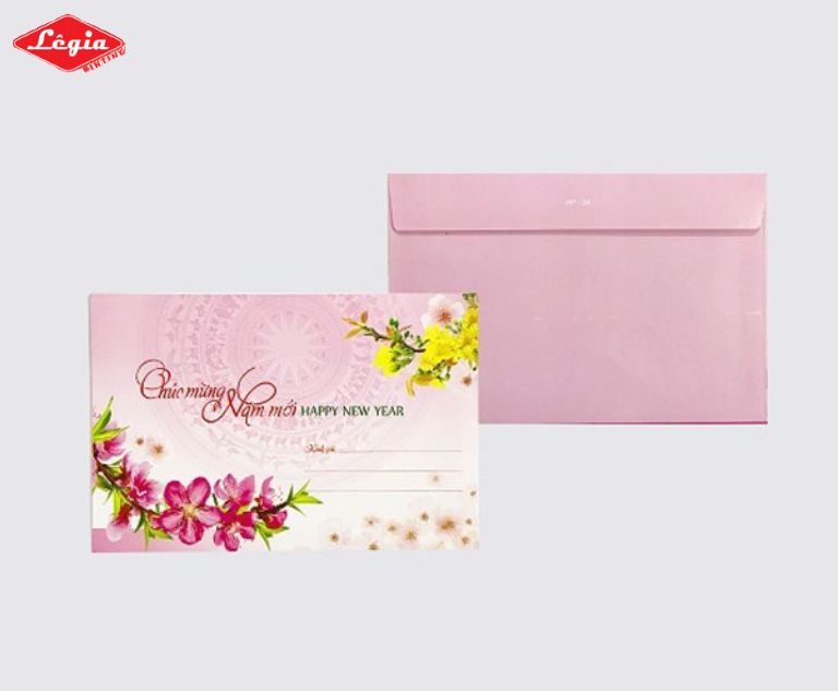 in phong bì Tết Cầu Giấy In phong bì Tết sang trọng