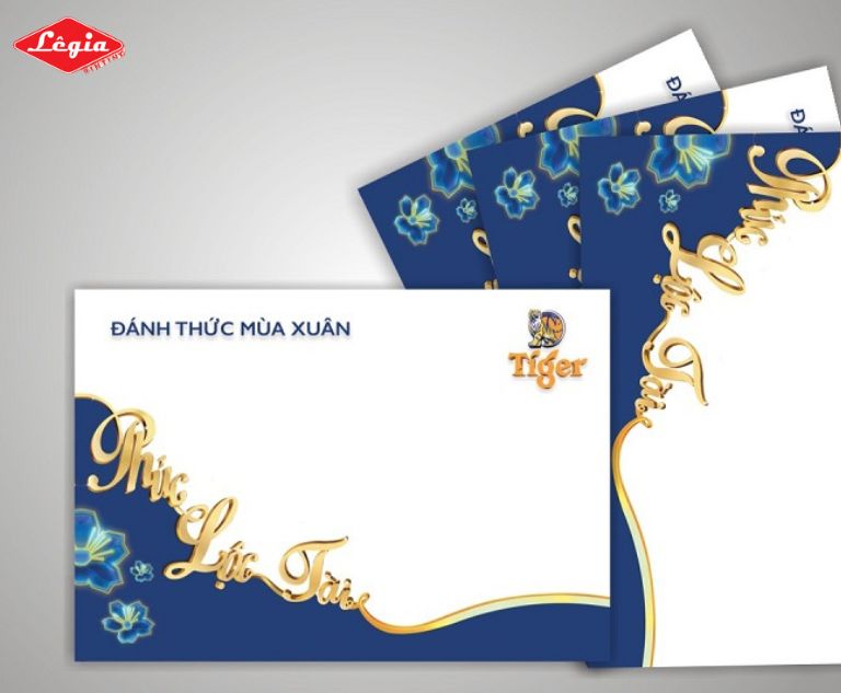 Mẫu phong bì Tết hiện đại, đơn giản