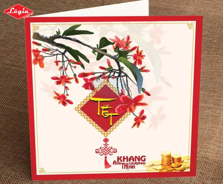 in thiệp Tết quận Hai Bà Trưng Mẫu thiệp Tết tinh tế