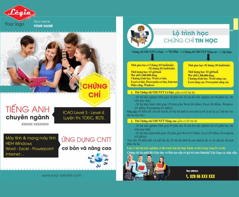 Mẫu thiết kế và màu sắc hài hòa