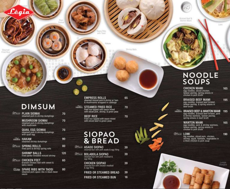 menu nhà hàng Menu nhà hàng ấn tượng mang nét đặc trưng riêng