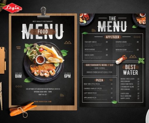 Top 5+ Mẫu Menu Nhà Hàng Ấn Tượng & Siêu Hút Khách