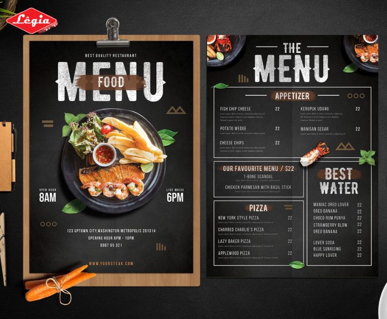 menu nhà hàng Menu nhà hàng là một công cụ quan trọng giúp giới thiệu món ăn