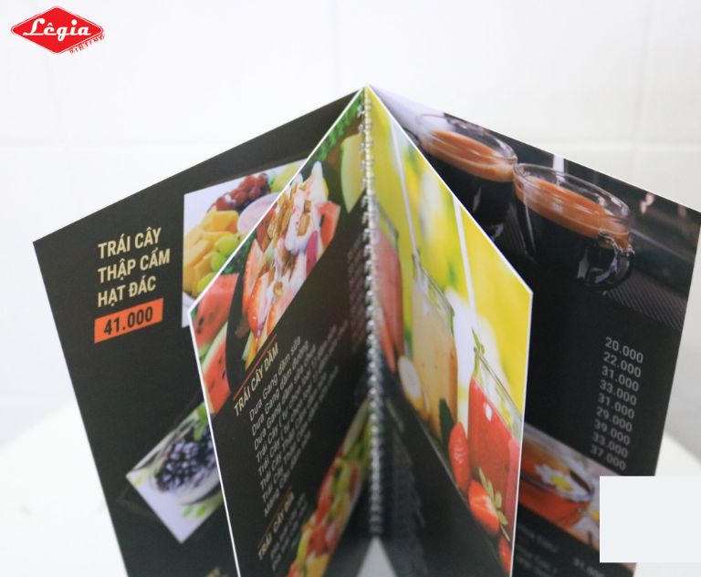 in ấn menu nhựa giá rẻ Menu nhựa giá rẻ, bền đẹp
