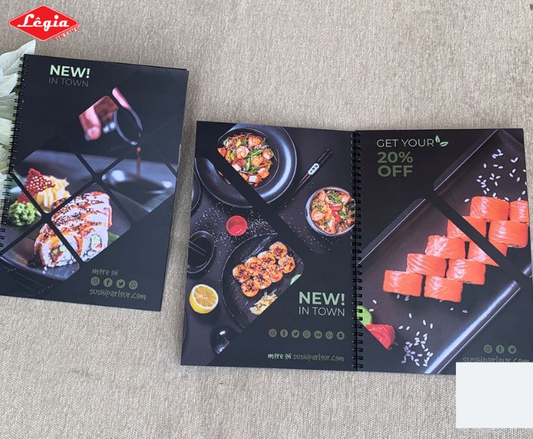 in ấn menu nhựa giá rẻ Xưởng in Lê Gia - Đơn vị cung cấp dịch vụ in ấn menu nhựa giá rẻ uy tín