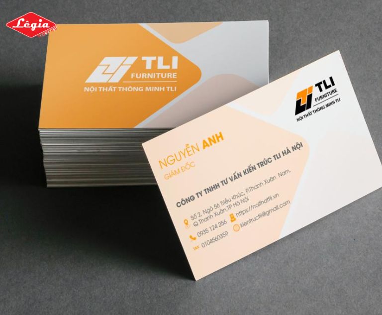card visit nội thất Card visit nội thất với phong cách thiết kế độc đáo