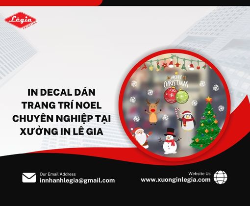 Decal Dán Trang Trí Noel