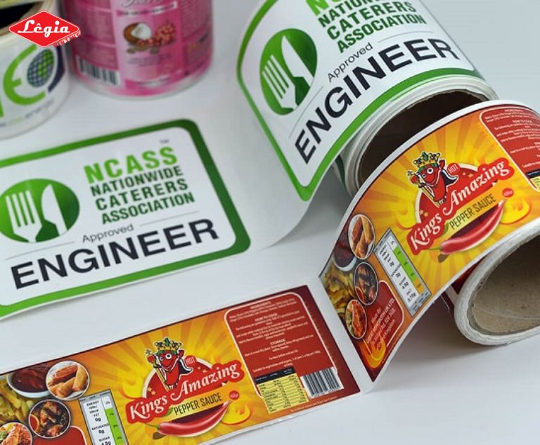 In decal thường giấy decal AL mặt nhám 