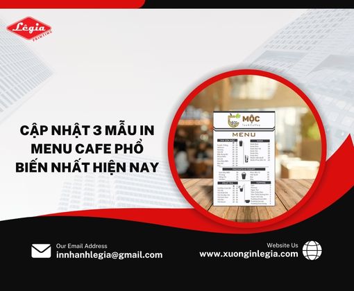 in menu cafe