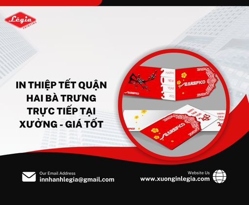 In thiệp tết quận Hai Bà Trưng