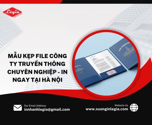 mẫu kẹp file công ty truyền thông