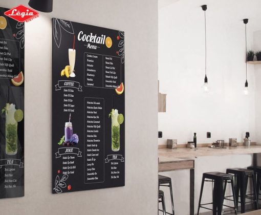Tổng Hợp Các Mẫu In Menu Treo Tường Đẹp Nhất Hiện Nay
