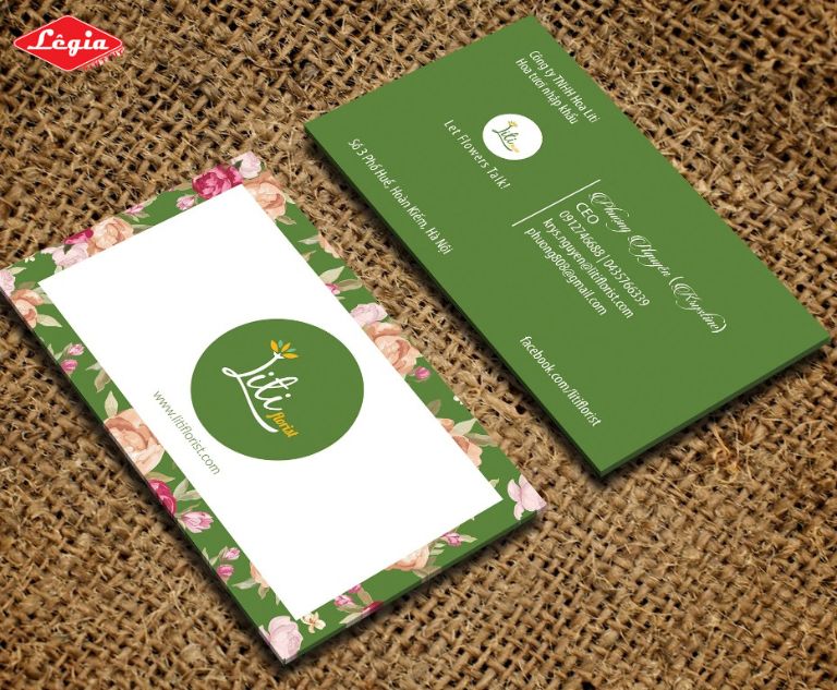 mẫu card visit kinh doanh Mẫu card visit sáng tạo, cho thấy sự chuyên nghiệp của doanh nghiệp
