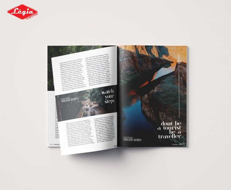 catalogue công ty du lịch Mẫu catalogue du lịch độc đáo, ấn tượng
