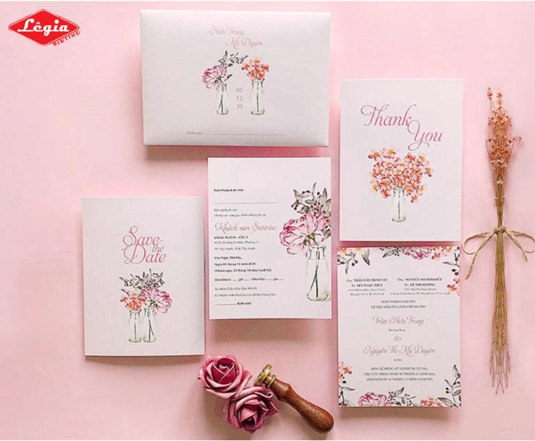in phong bì đám cưới Mẫu in đầy sáng tạo cho đám cưới