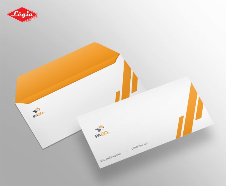 Mẫu phong bì đơn giản, thanh lịch