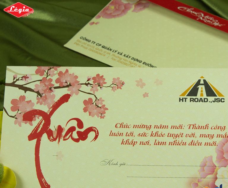Mẫu phong bì in lời chúc mừng năm mới chân thành