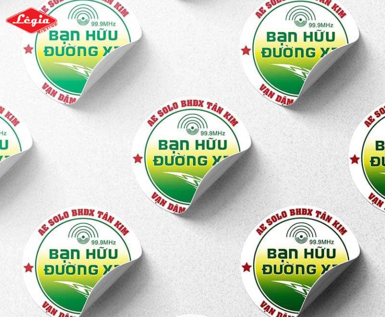Mẫu tem decal sữa dạng tròn chất lượng