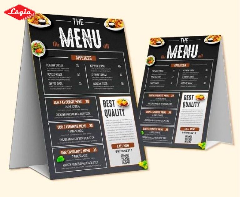 Menu cứng cao cấp