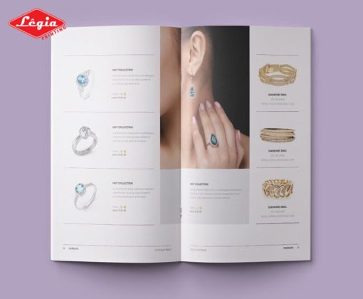 Mẫu Catalogue Trang Sức Sang Trọng – Tinh Tế Tại Xưởng In Lê Gia