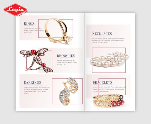 Mẫu Catalogue Trang Sức Sang Trọng – Tinh Tế Tại Xưởng In Lê Gia