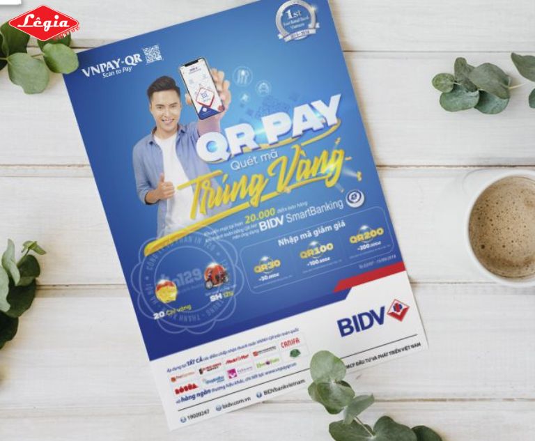 Tờ rơi ngân hàng Tờ rơi ngân hàng BIDV