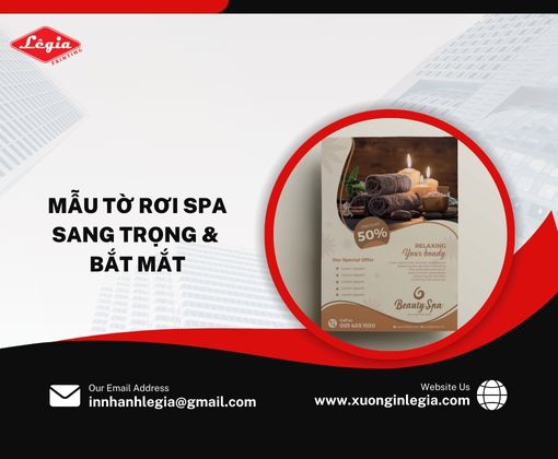 tờ rơi spa