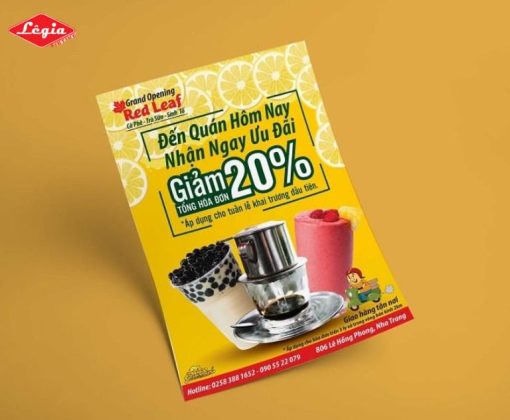 [Tổng Hợp] Những Mẫu Tờ Rơi Trà Sữa Ấn Tượng & Hút Khách