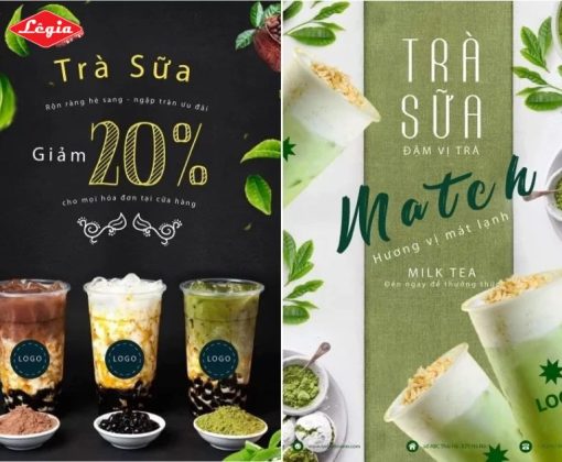 [Tổng Hợp] Những Mẫu Tờ Rơi Trà Sữa Ấn Tượng & Hút Khách