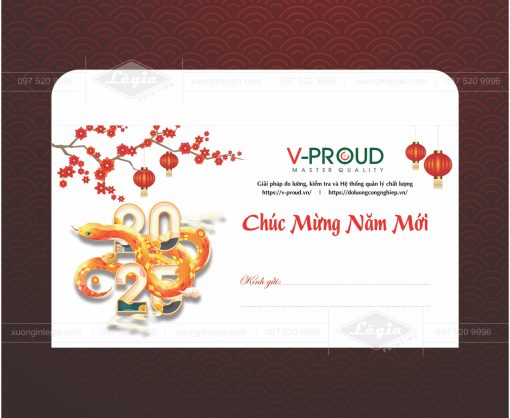 Mẫu Phong Bì Tết 2025 – In nhanh Giá Tốt