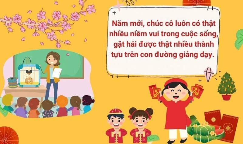 Bạn hãy sưu tầm câu chúc Tết ý nghĩa cho cô giáo trên mạng Internet Bạn hãy sưu tầm câu chúc Tết ý nghĩa cho cô giáo trên mạng Internet