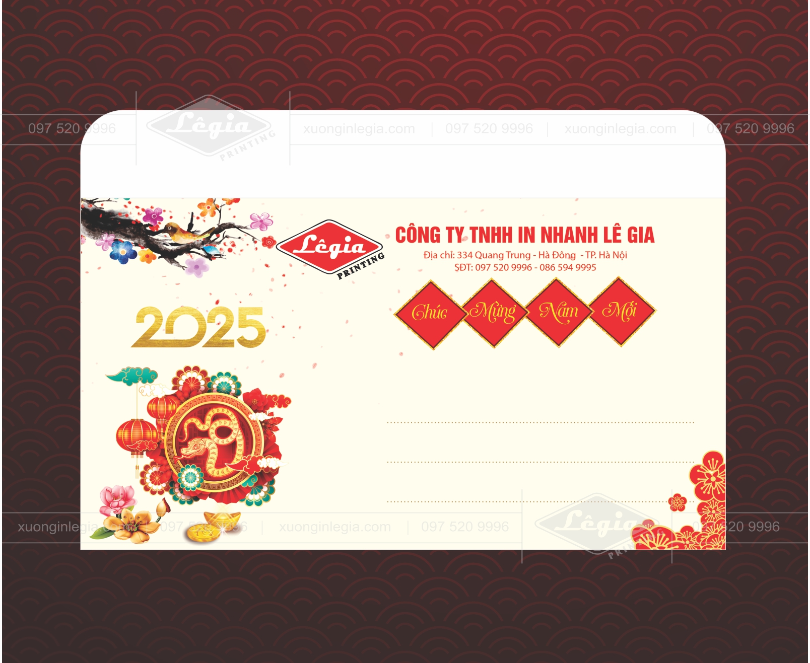 Phong bì Tết công ty mang đậm dấu ấn doanh nghiệp Phong bì Tết công ty mang đậm dấu ấn doanh nghiệp
