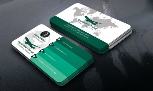 In Card Visit giá rẻ giấy Couche 300gsm cán mờ