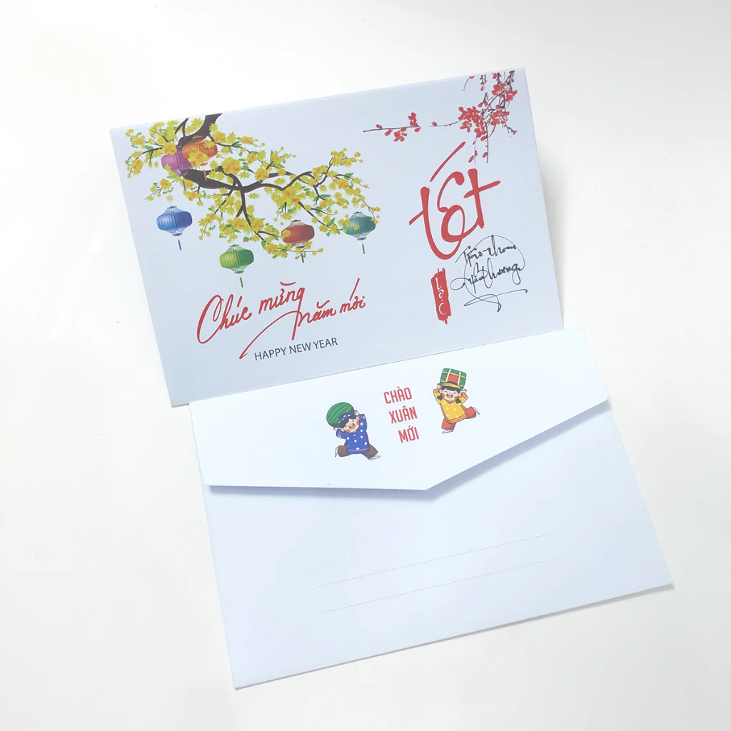 phong bì lì xì giấy Kraft