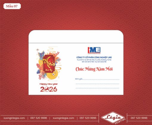 In phong bì chúc mừng năm mới giá rẻ tận xưởng