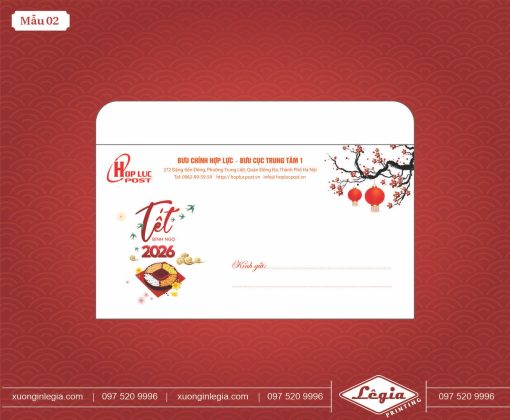 In phong bì chúc mừng năm mới giá rẻ tận xưởng