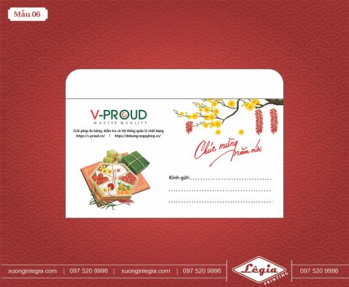 In phong bì chúc mừng năm mới giá rẻ tận xưởng