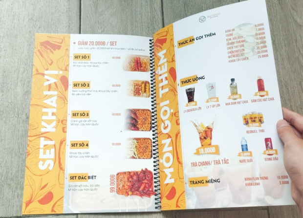 menu lò xo