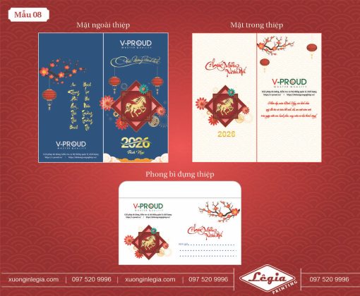 In thiệp tết chúc mừng năm mới giá rẻ tận xưởng