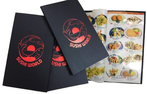 In Menu bìa da Simili sang trọng cho nhà hàng