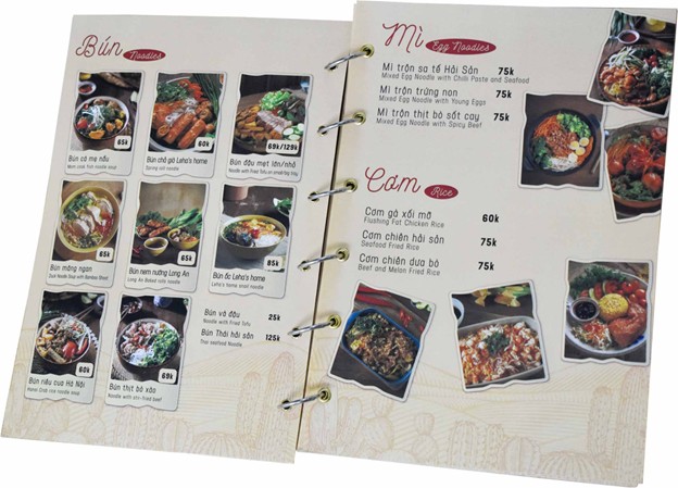 Menu bìa da Simili